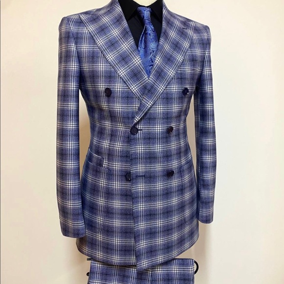 Mens wide lapel 2 piece suit - Picture 1 of 3